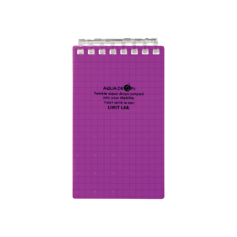 AQUA DROPs Twist Note (Memo Size) 40 Leaf Sheets