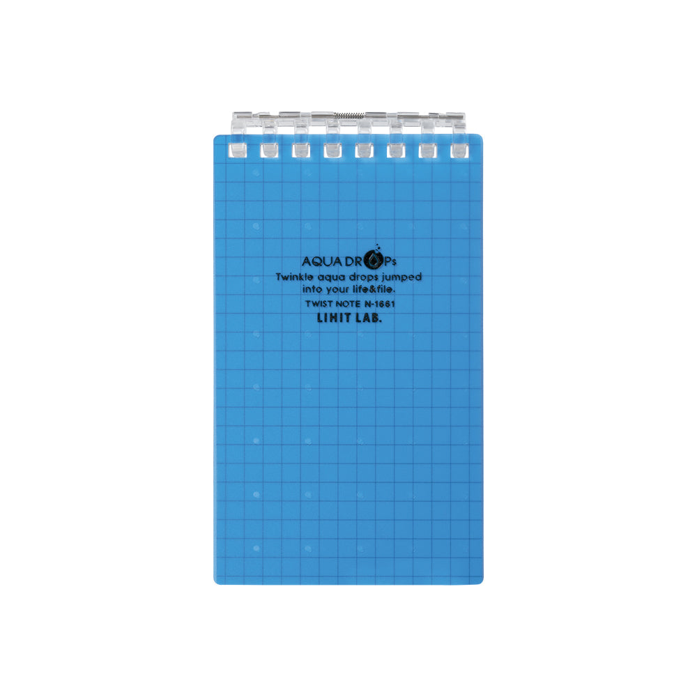 AQUA DROPs Twist Note (Memo Size) 40 Leaf Sheets
