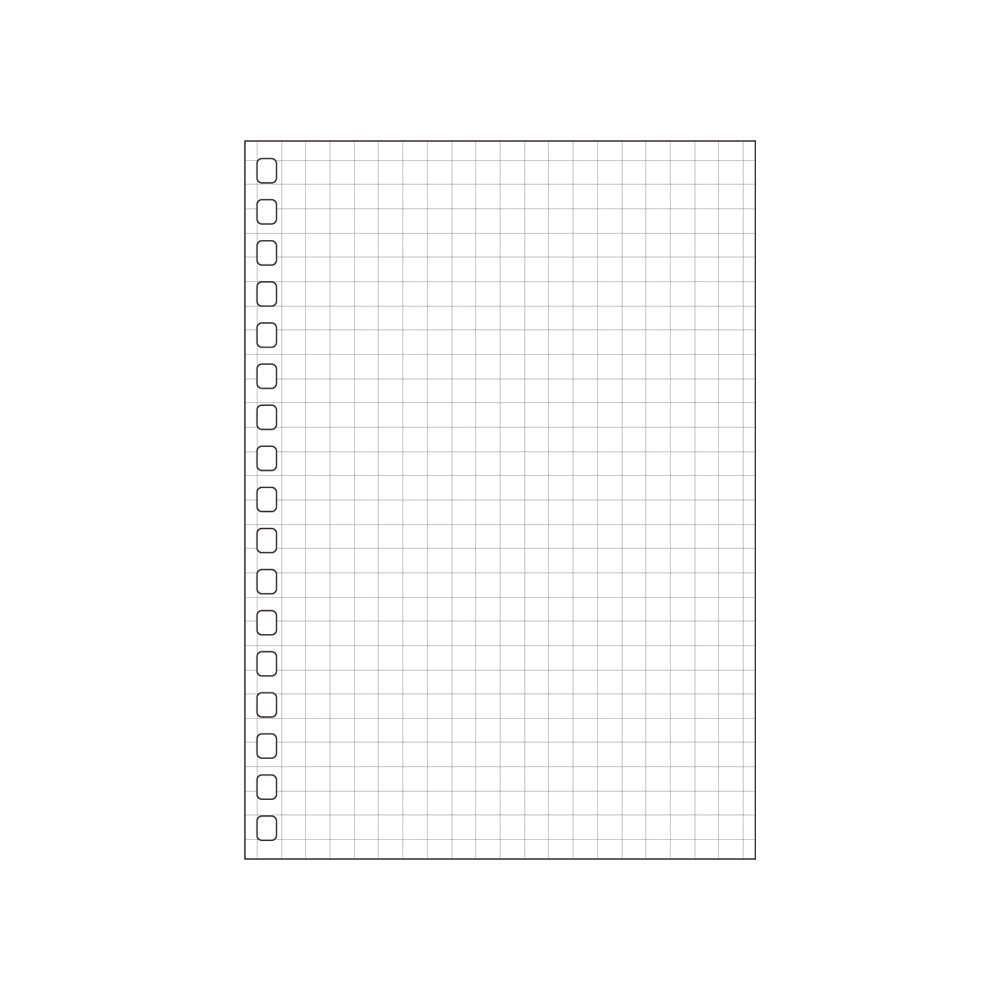 Open ring notebook/Twist notebook <Suitable leaf/grid> A6