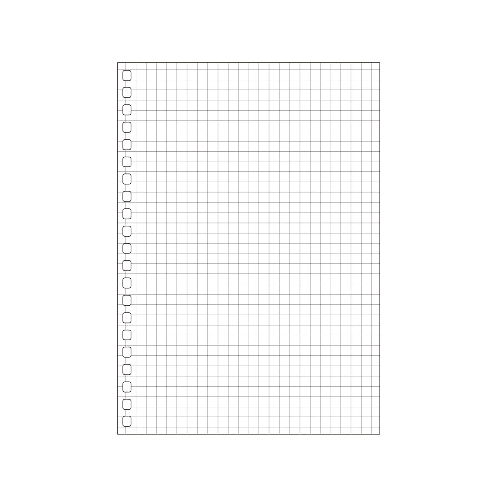 Open ring notebook/Twist notebook <Suitable leaf/grid> B6