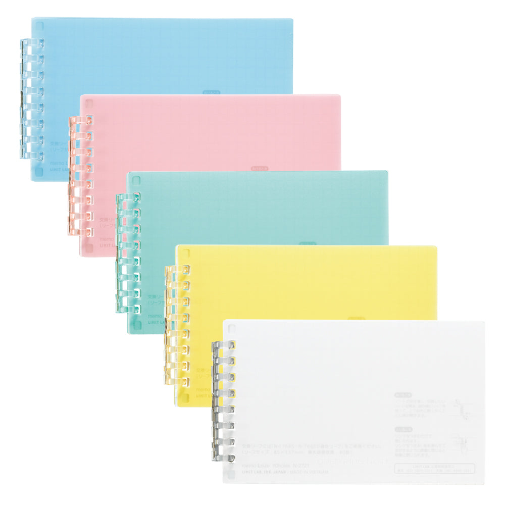 Open ring notebook, memo size L, 40 sheets