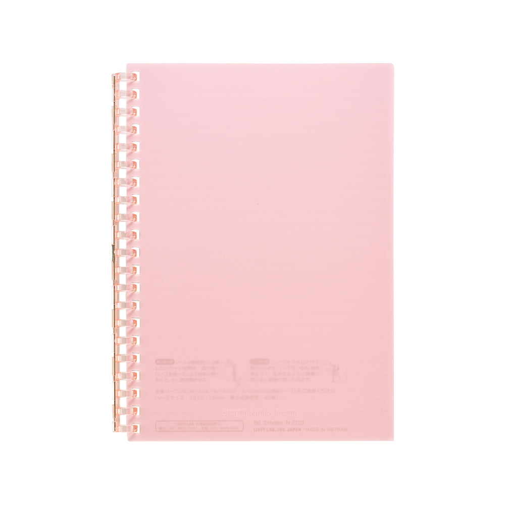 Open ring notebook B6 30 sheets