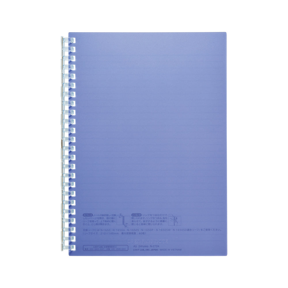 Open ring notebook A5 30 sheets