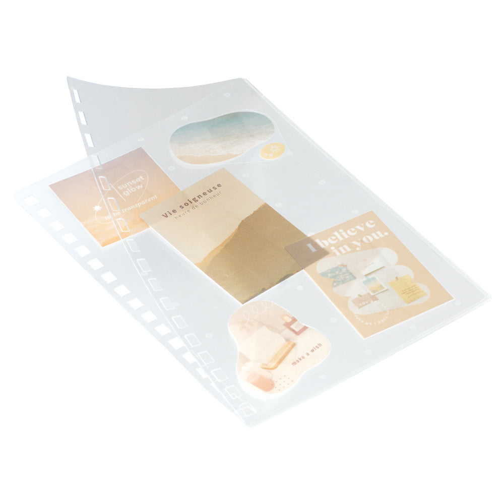 Customized open ring notebook with pocket type cover A6