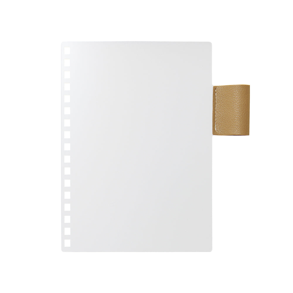 Customized open ring notebook with pen holder, A6