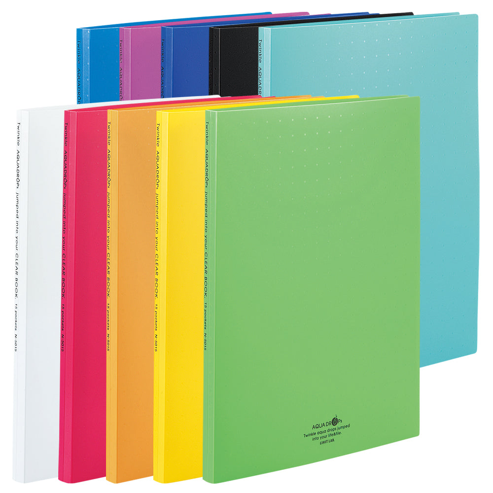 AQUA DROPs Clear Book <Replaceable Pocket Type>