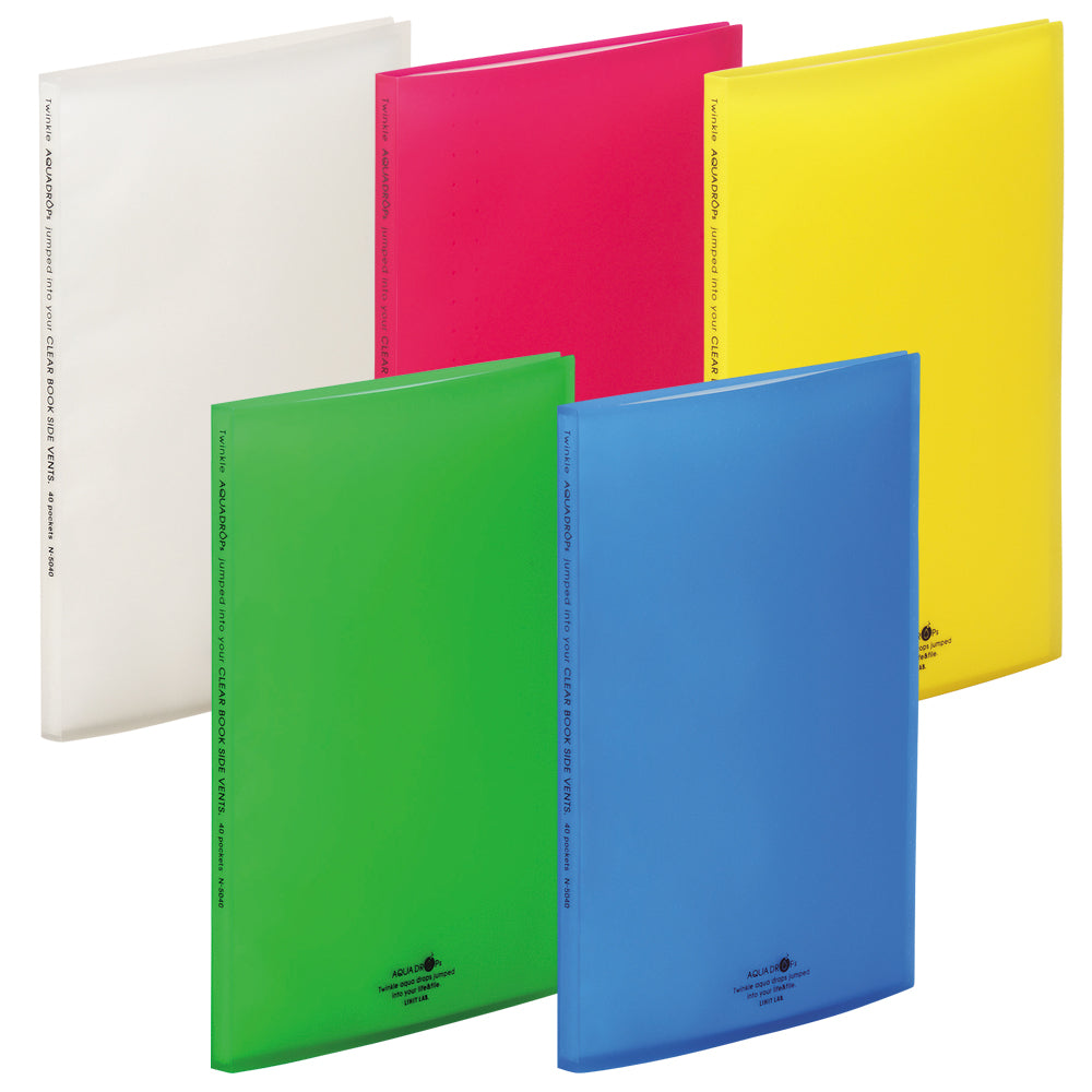 AQUA DROPs Clear Book <Side Vents>
