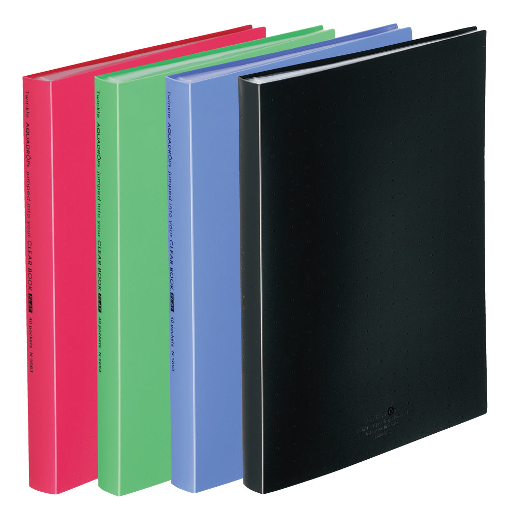 AQUA DROPs Clear Book Flat