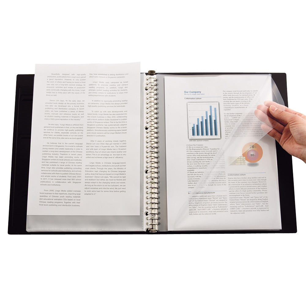 SMART FIT 2 types of pocket clear book, interchangeable