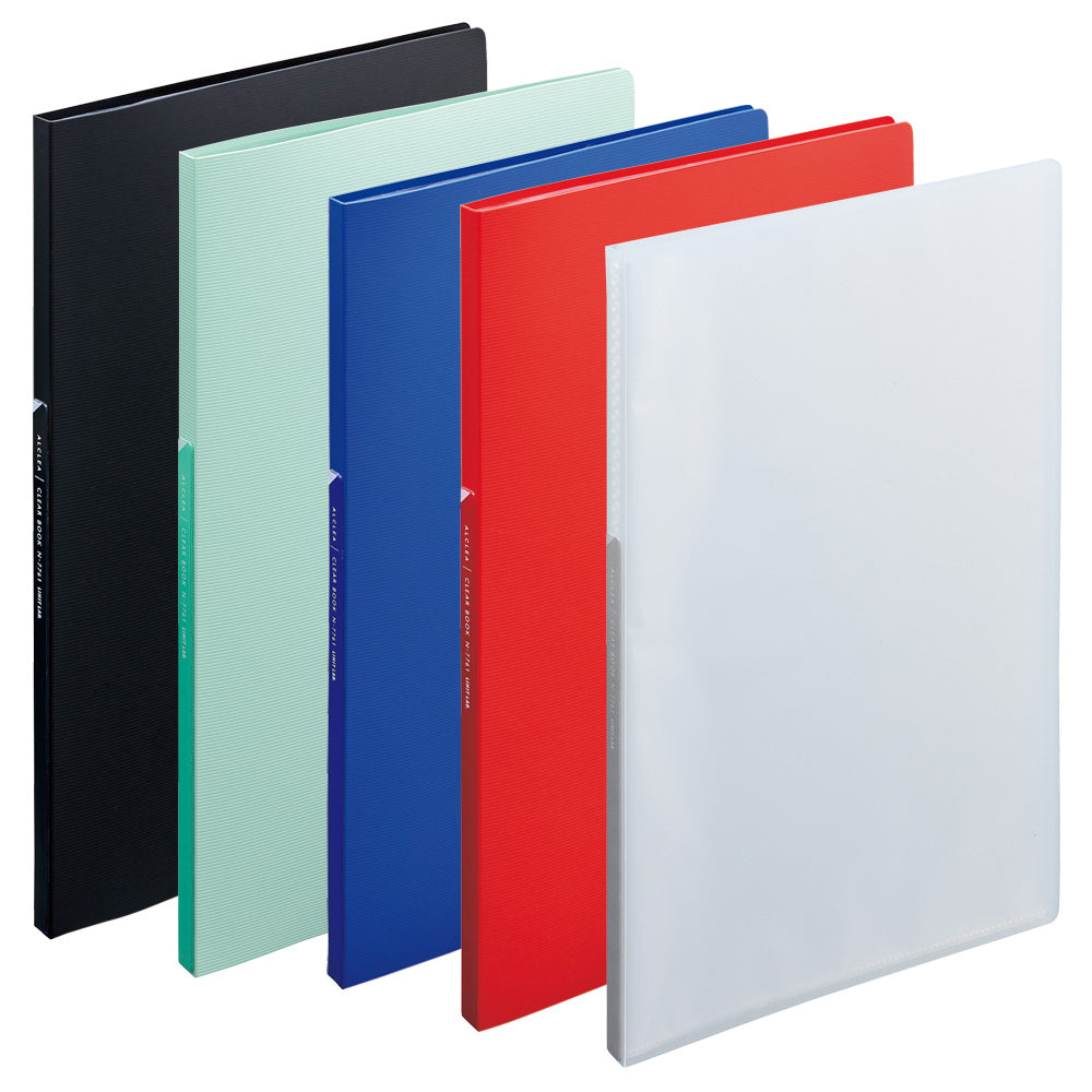ALCLEA Antibacterial Clear Book 20 Pockets