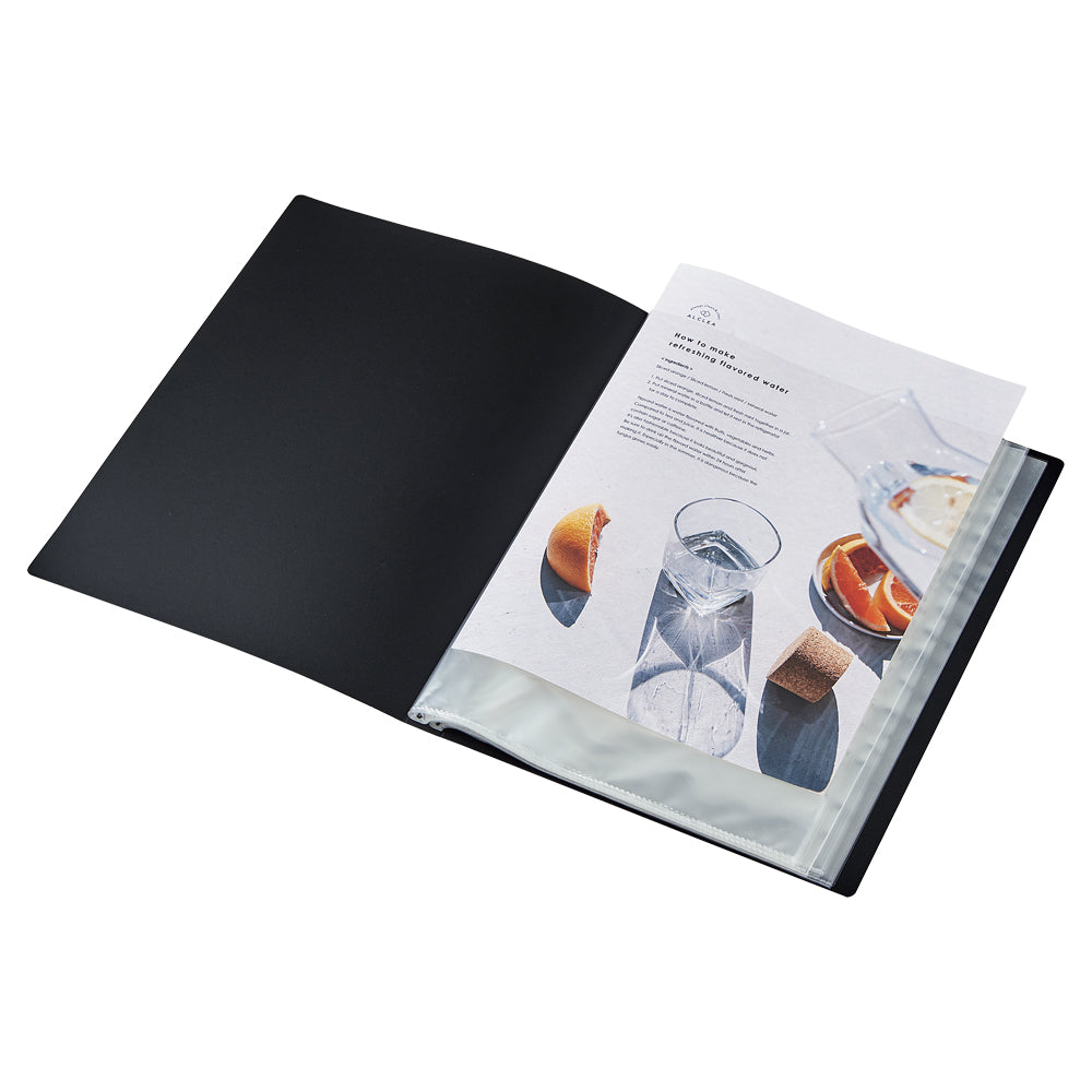 ALCLEA Antibacterial Clear Book 40 Pockets