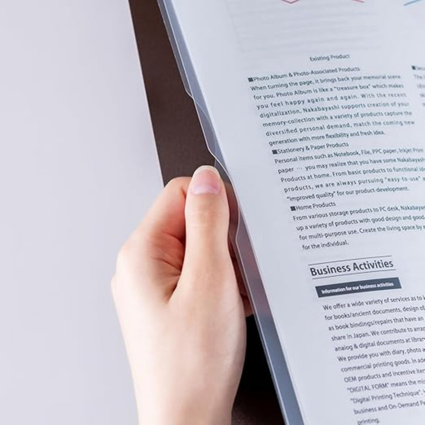 Nakabayashi | File Folder | Filemo Holbook | 6-Pocket | A4