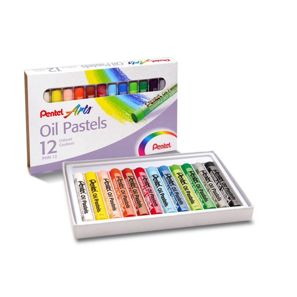 OIL PASTELS - 12 COLOUR SET