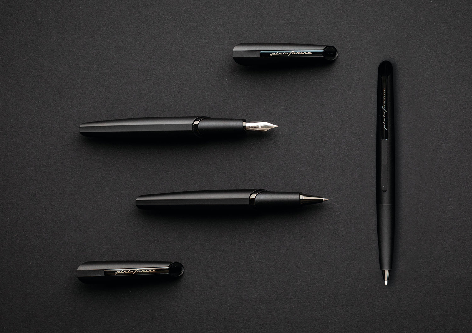 Pininfarina | Pf Two | Fountain Pen | Black | Fine