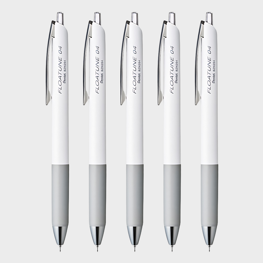 Pentel | Ballpoint Pen | 0.4mm | Black Ink | Floatune Set | BZN204-5