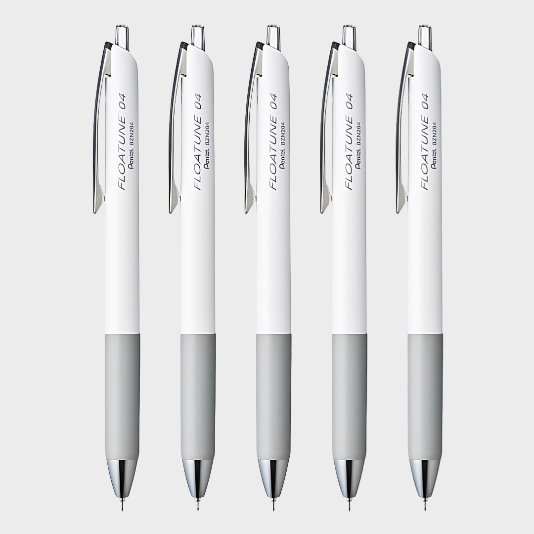 Pentel | Ballpoint Pen | 0.4mm | Black Ink | Floatune Set | BZN204-5