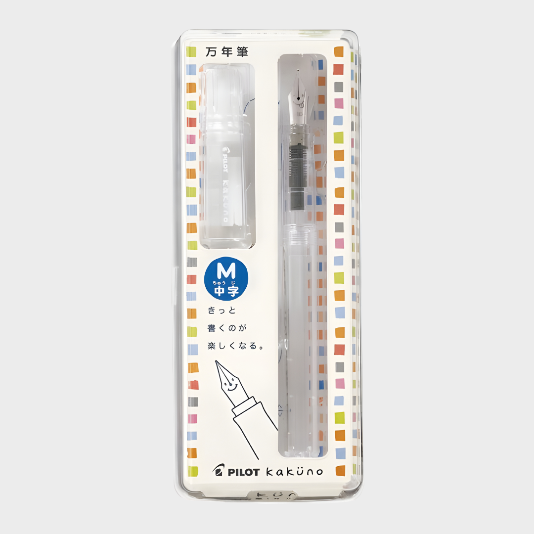 Pilot | Fountain Pen | Medium | Non-Color | Kakuno | FKA-1SR-NC