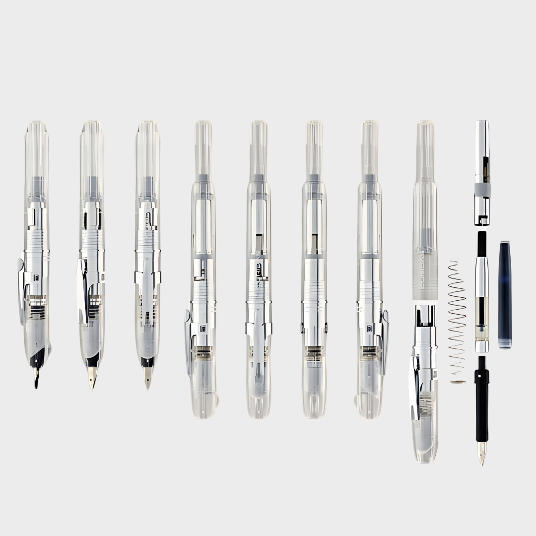 Platinum | Fountain Pen | Curidas | Knock-Type | With Box Packaging | Prism Crystal