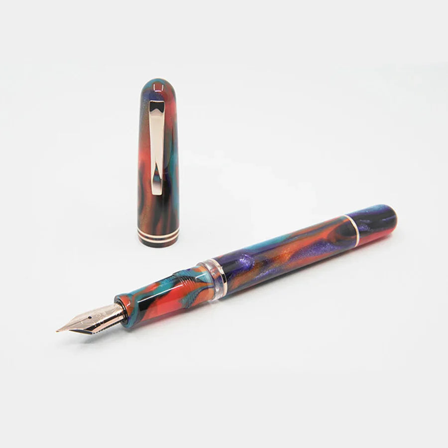 Gioia | Metis Fountain Pen | Iride Rose Gold Trim