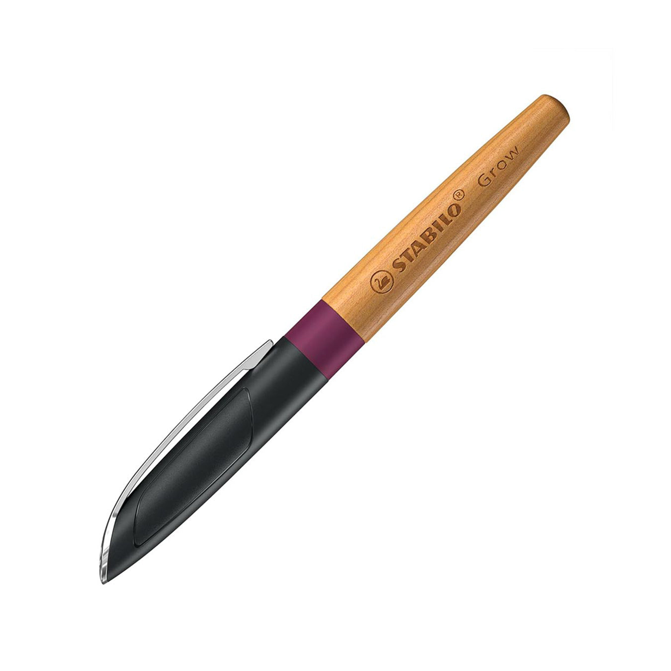 STABILO Grow Climate Neutral Fountain Pen - Plum Red