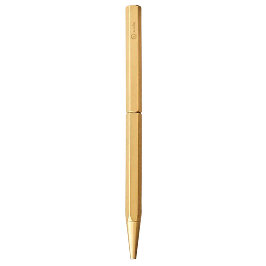 Ystudio | Ballpoint Pen | Classic Revolve | Slim Brass