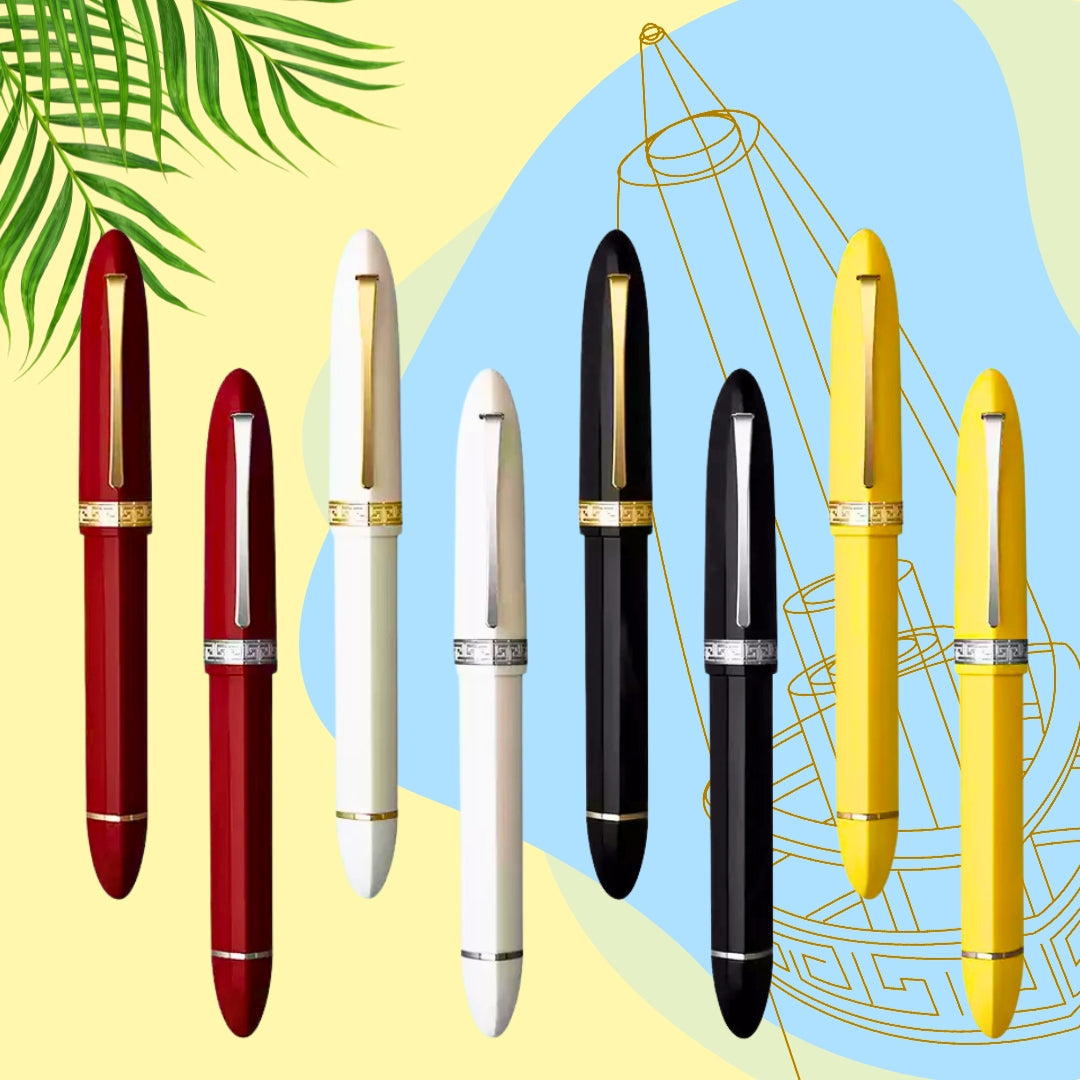 Moonman V60 Triangular Piston Rollerball Pen – Ergonomic Fine Writing Instrument with Resin Body & Gift Box