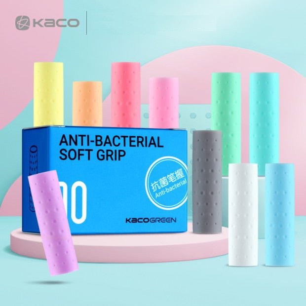 Anti Bacterial Soft Grip - Pack of 10 Assorted Colours - INDOFUTURE - Anit-Bacterial - DIY Box & Kids Art Kit