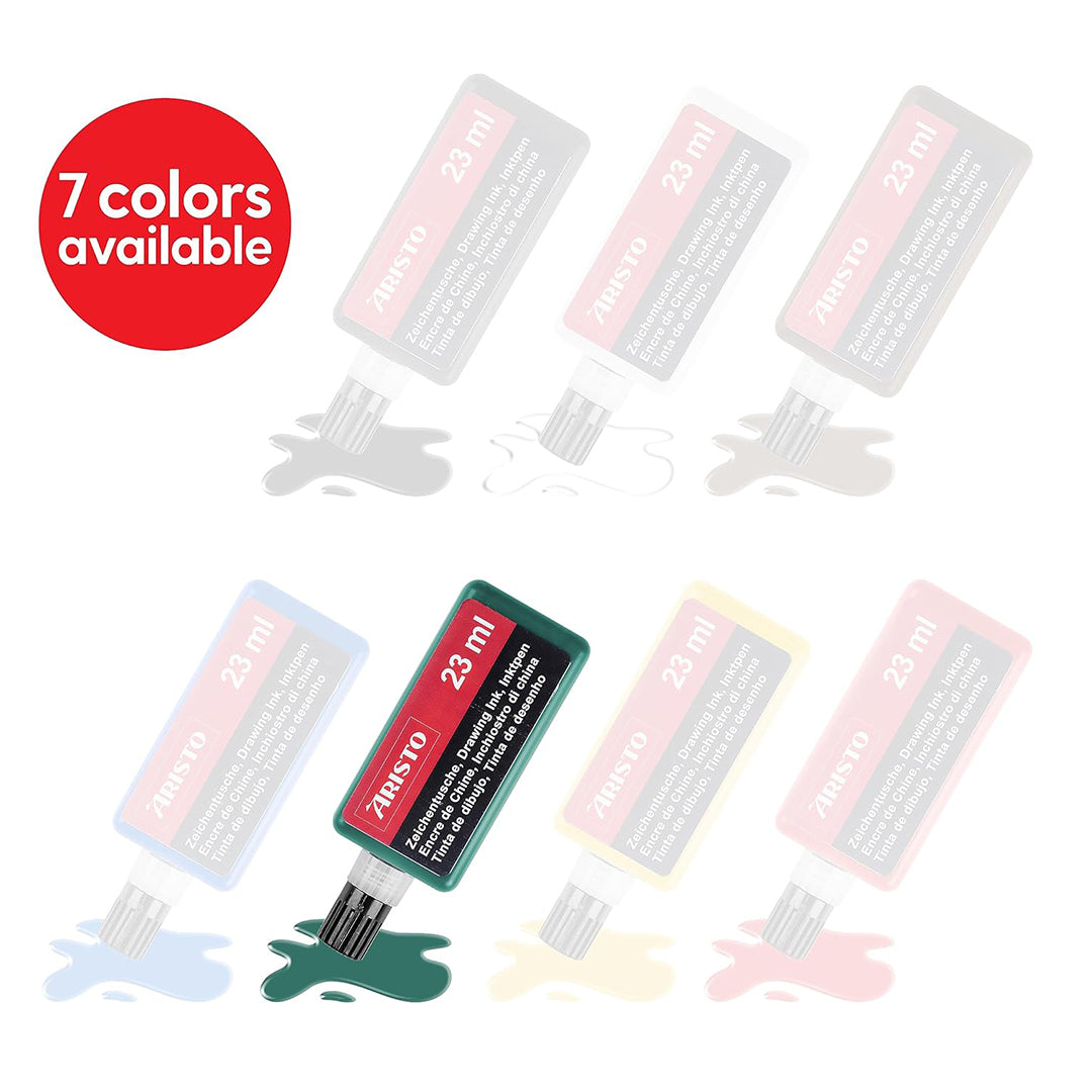 Aristo | Drawing Ink | 23ml | Green