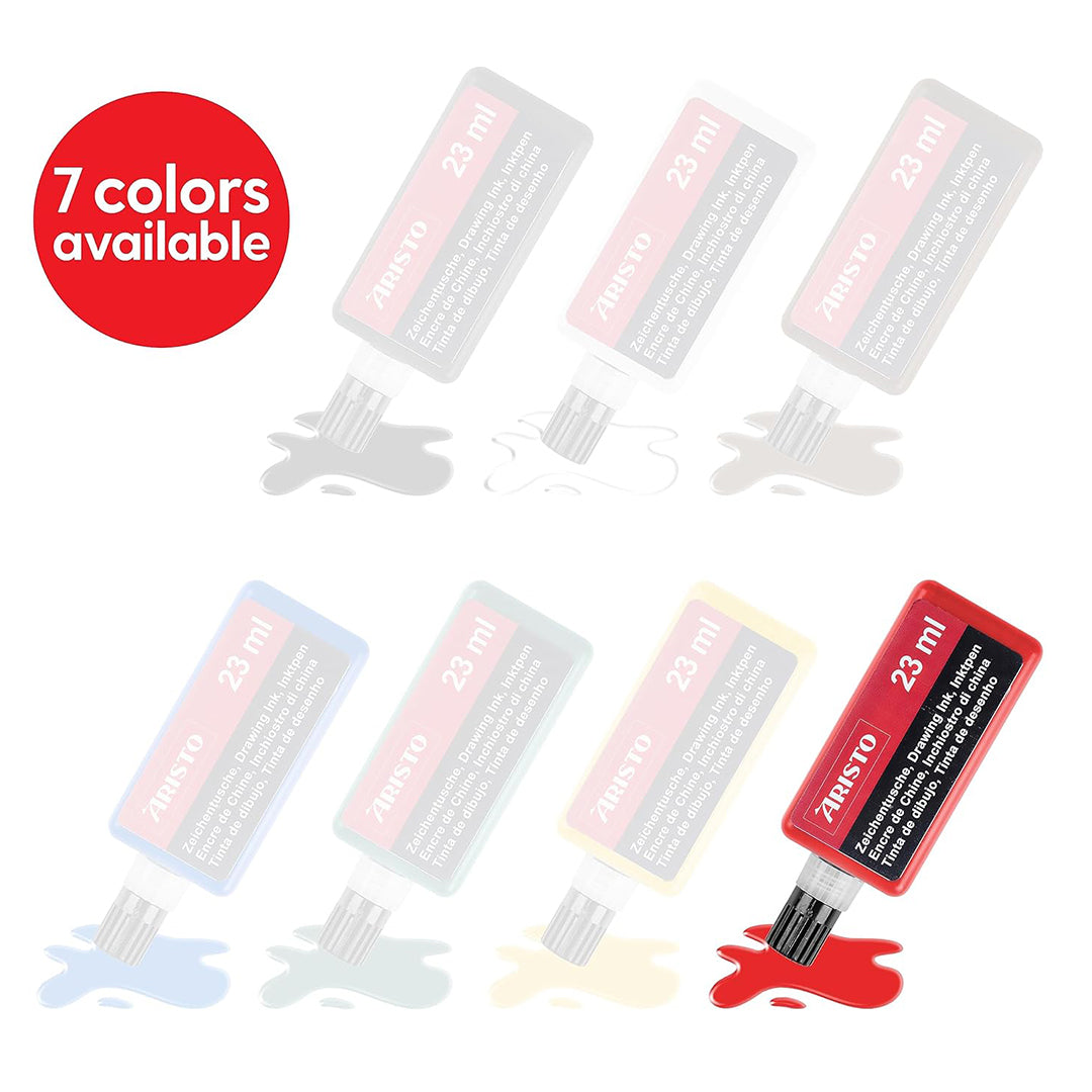 Aristo | Drawing Ink | 23ml | Red