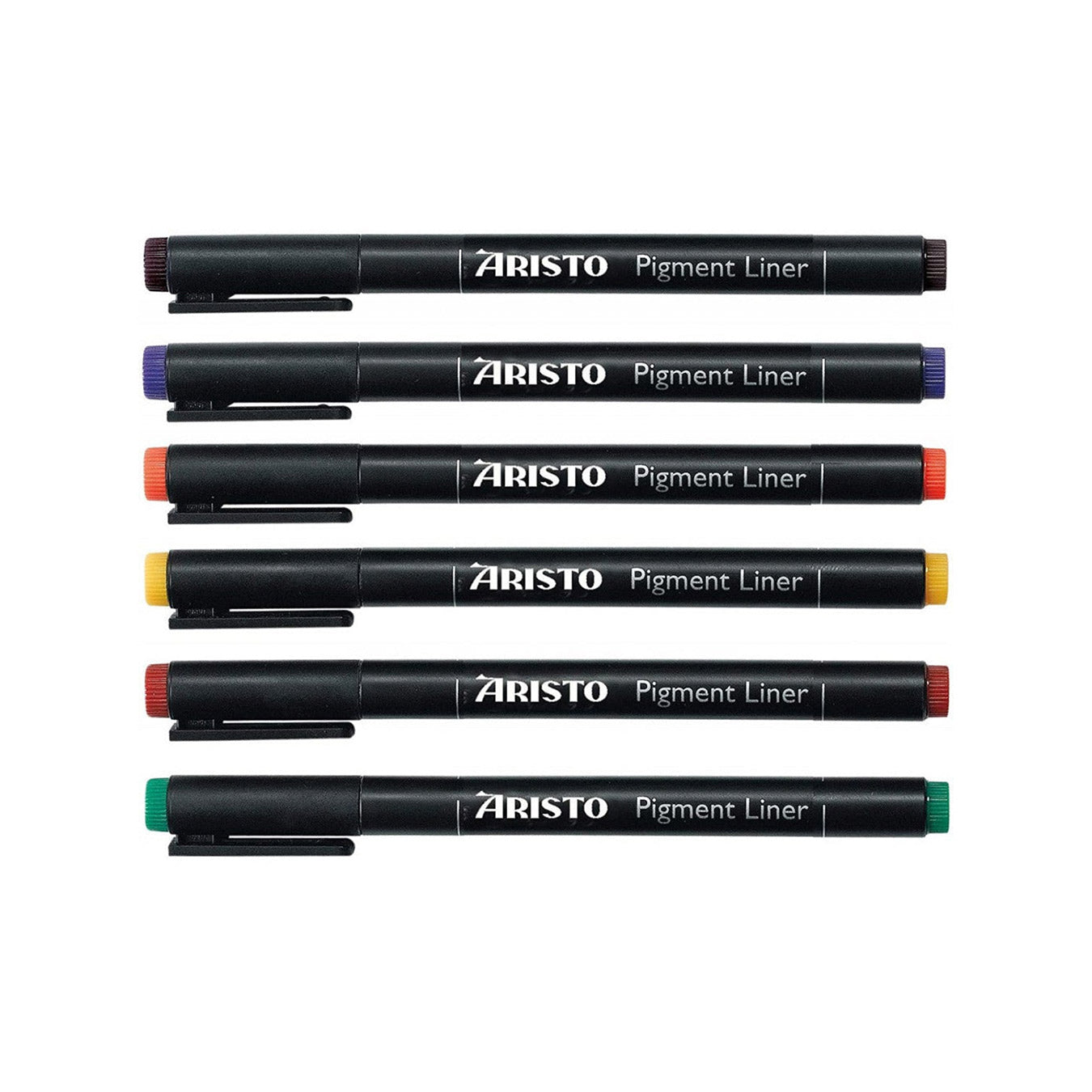 Aristo | Pigment Liner | 0.05, 0.1, 0.2, 0.3, 0.5, 0.8 | Pack of 6