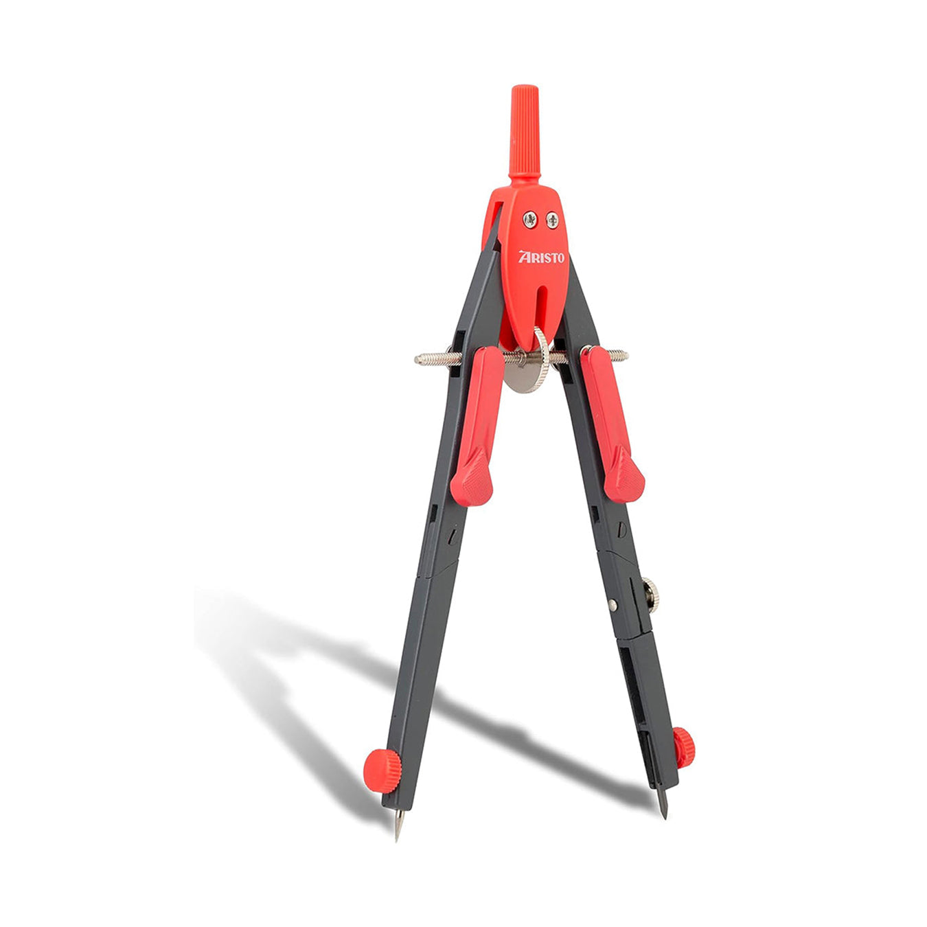 Aristo | Rapid Adjustment Compass | College BTS | Neon Red Colour