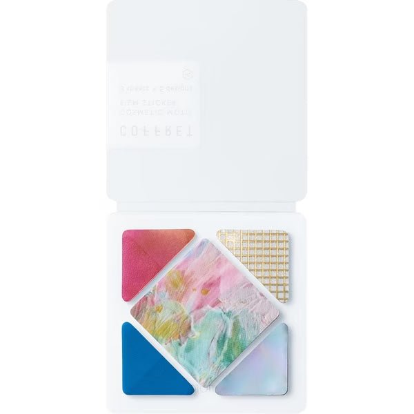 COFFRET Cosmetic Motif Film Stickers Square / KING JIM