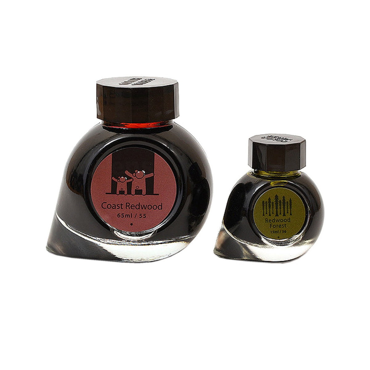 Colorverse Earth Edition Coast Redwood & Redwood Forest Fountain Pen Ink – 65ml & 15ml Set