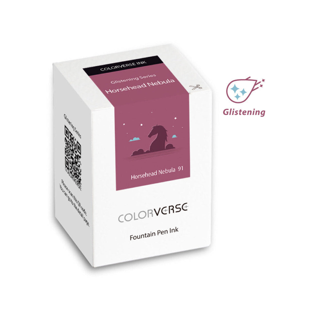 Colorverse Glistening Series Horsehead Nebula Fountain Pen Ink – 30ml