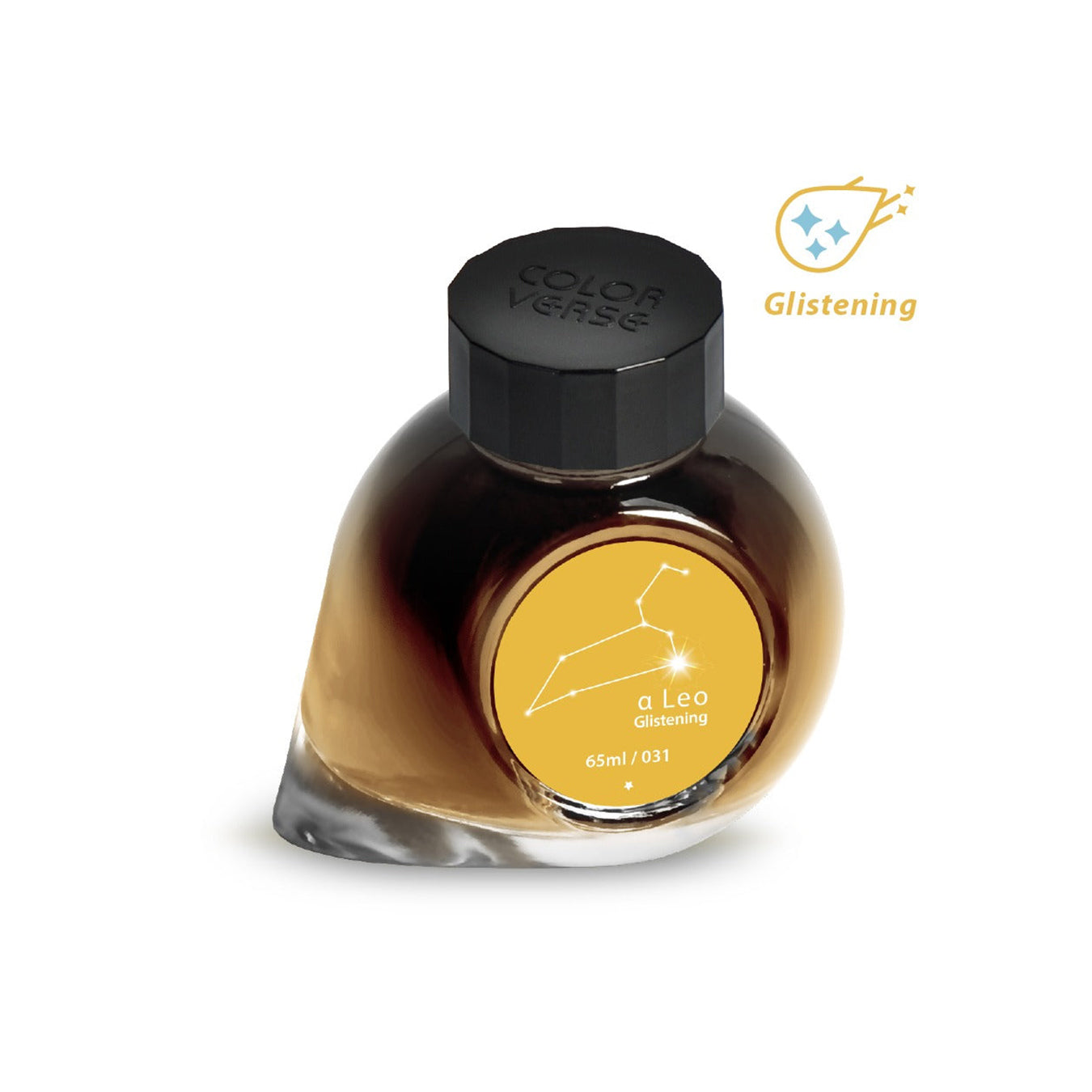 Colorverse Fountain Pen Ink | Yellow | Project Ink | α Leo Glistening- 65ml