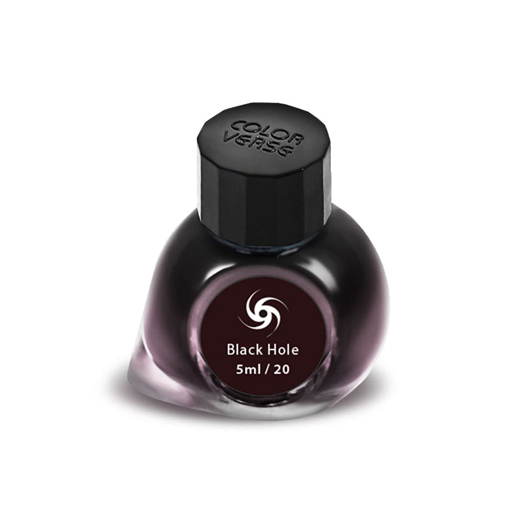 Colorverse Mini | Black | Fountain Pen Bottled Ink | 5ml | Black Hole