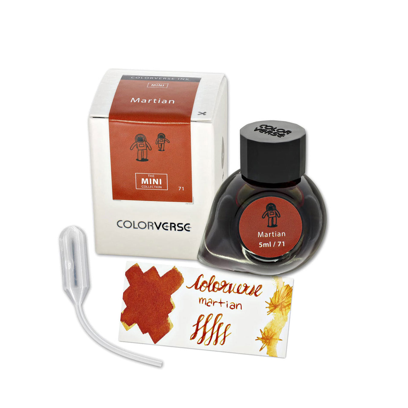 Colorverse Mini | 5ml | Martian | Orange | Fountain Pen Ink