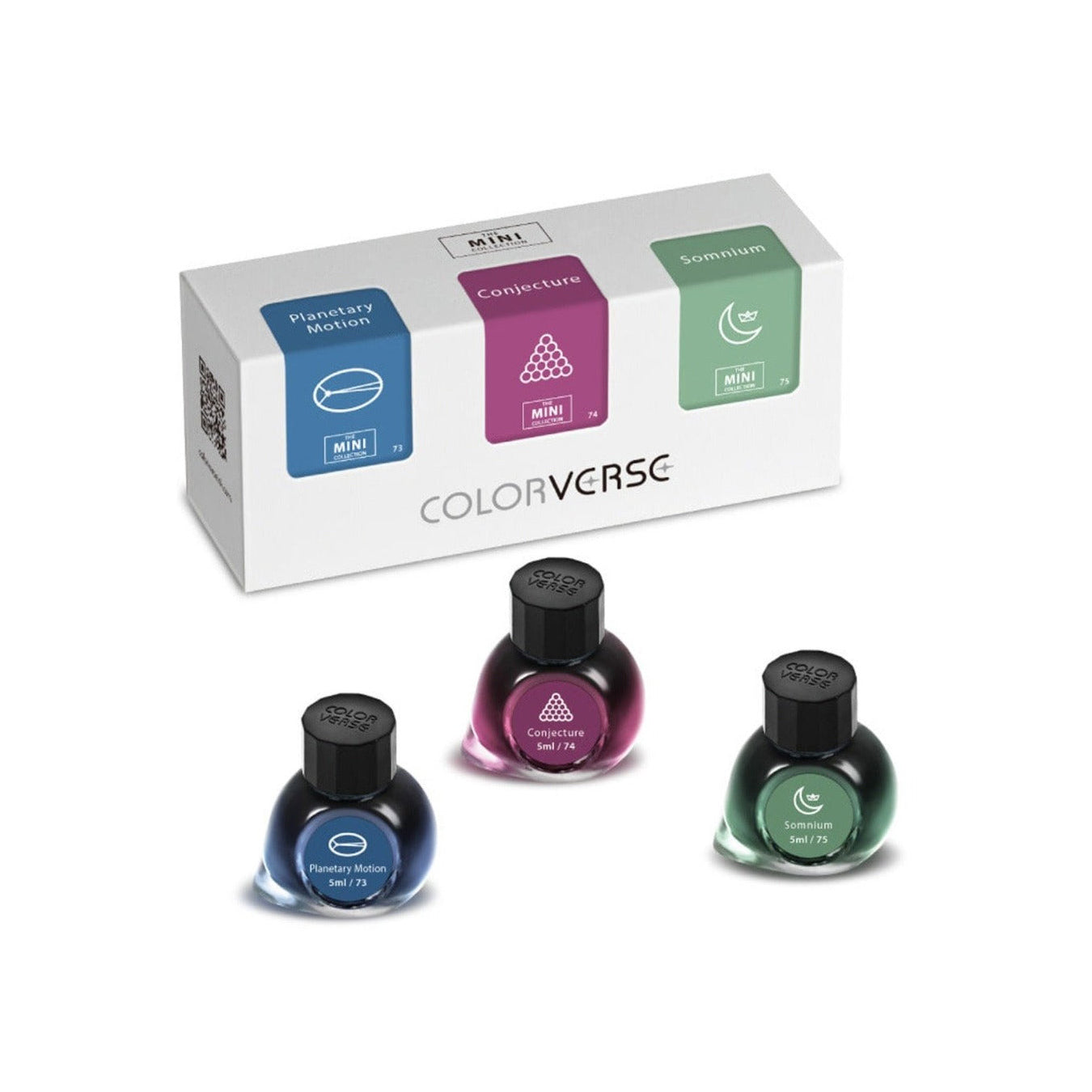 Colorverse Mini Collection | Johannes Kepler | 3 Bottles | 5ml Ink Set