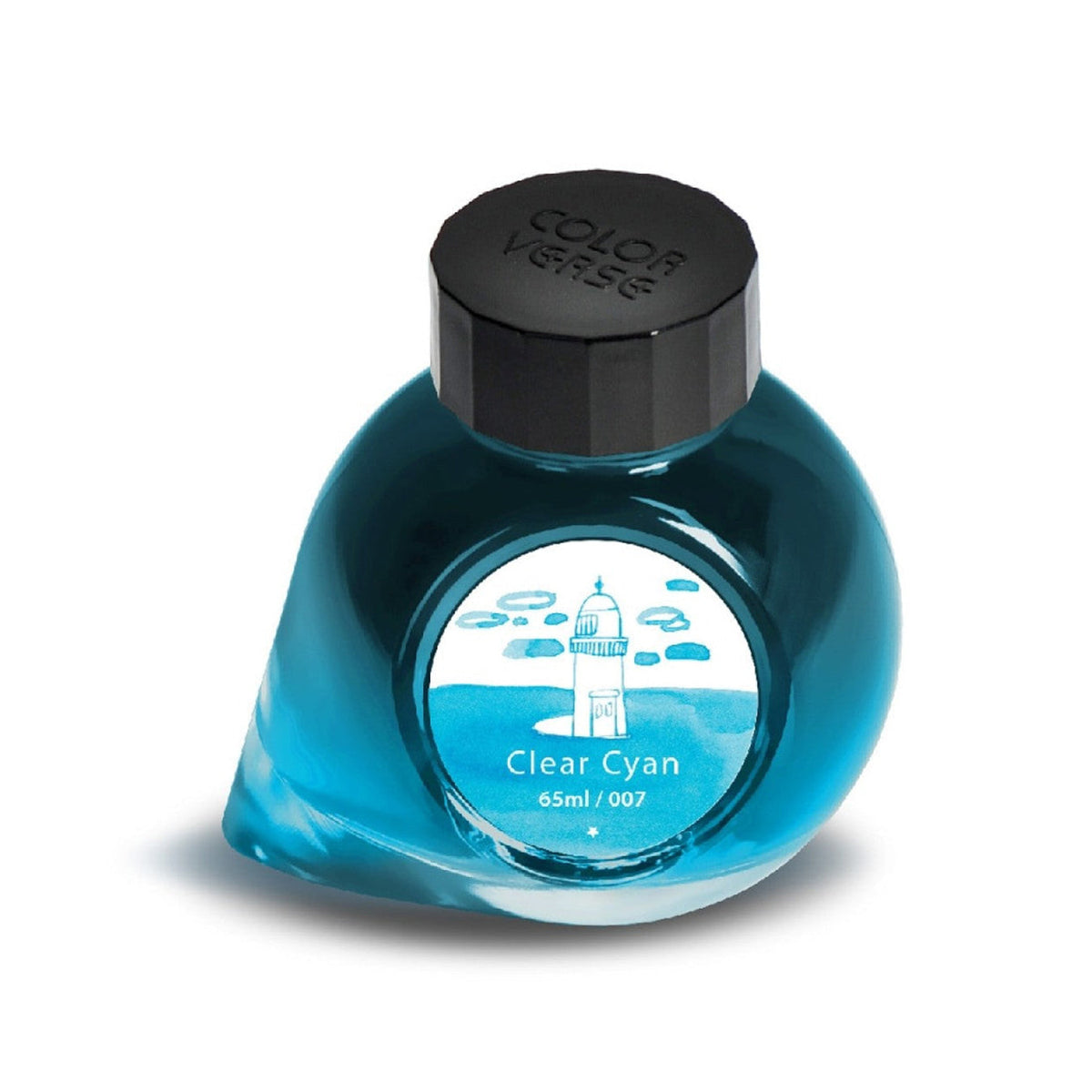 Colorverse Project Series Clear Cyan Fountain Pen Ink – 65ml