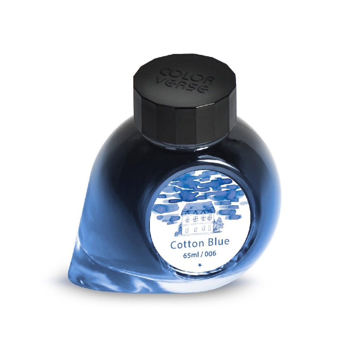 Colorverse Project Series Cotton Blue Fountain Pen Ink – 65ml