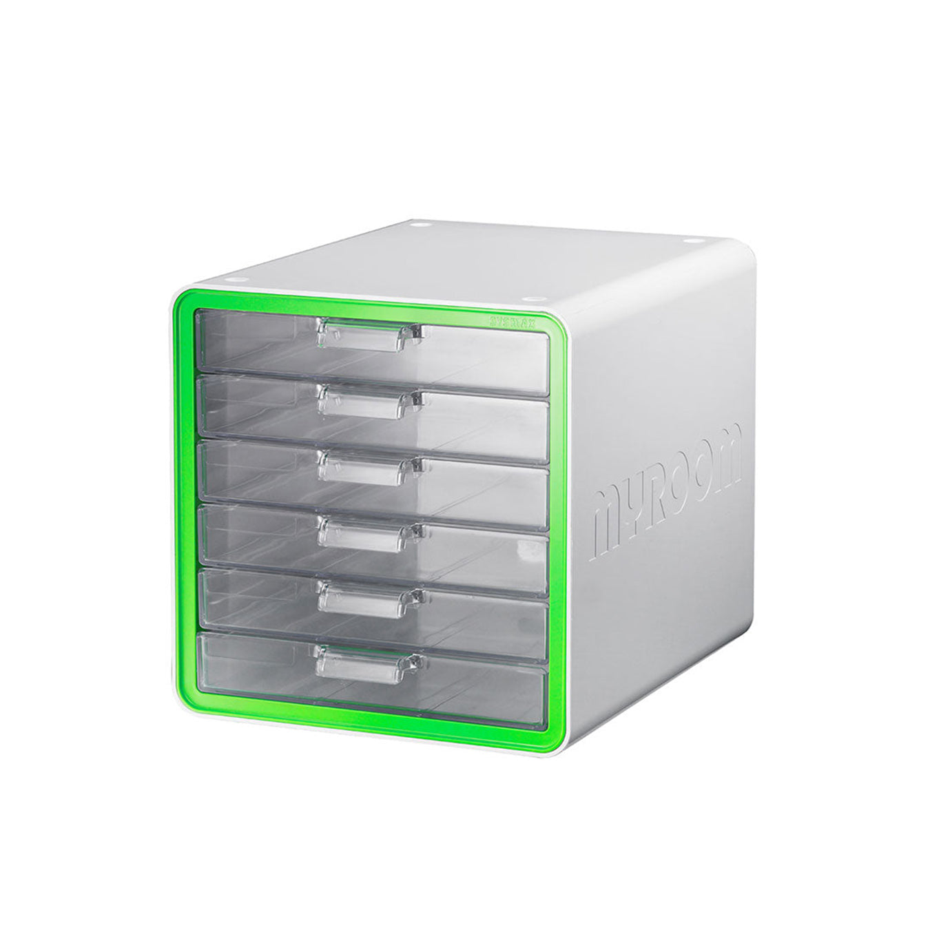 Litem | Multi Utility Storage Cabinet | 6 Drawers | Organiser |Green | My Room | For Office & Home