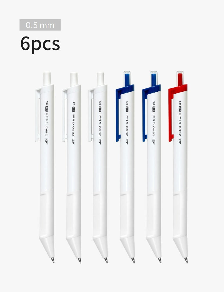 Zero G Tec | Ballpoint Pen | 15° | 0.5mm | Multi-Pack
