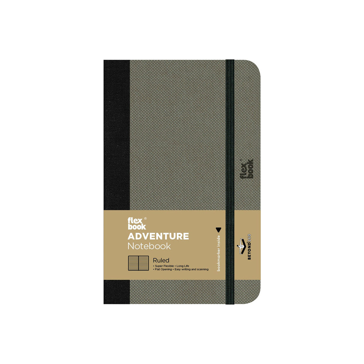 Flexbook | Ruled | Pocket A6 Size Notebook | Elephant | Adventure Series