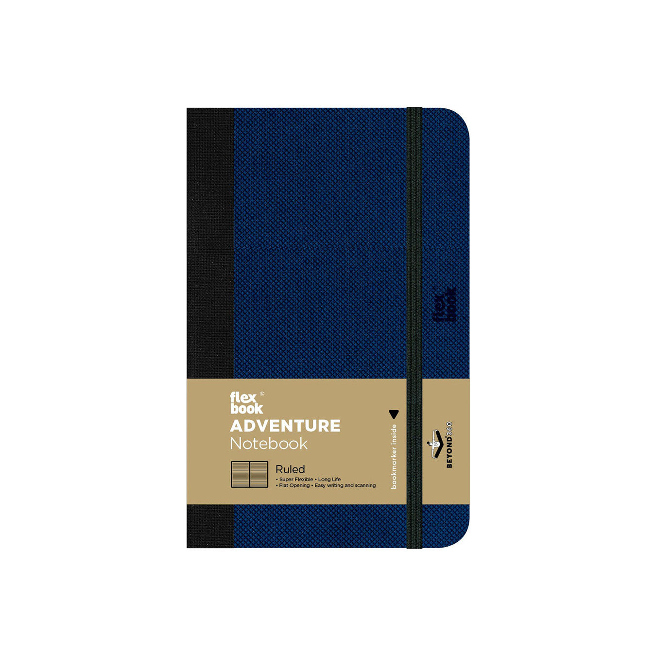 Flexbook | Ruled | Pocket A6 Size Notebook | Royal Blue | Adventure Series