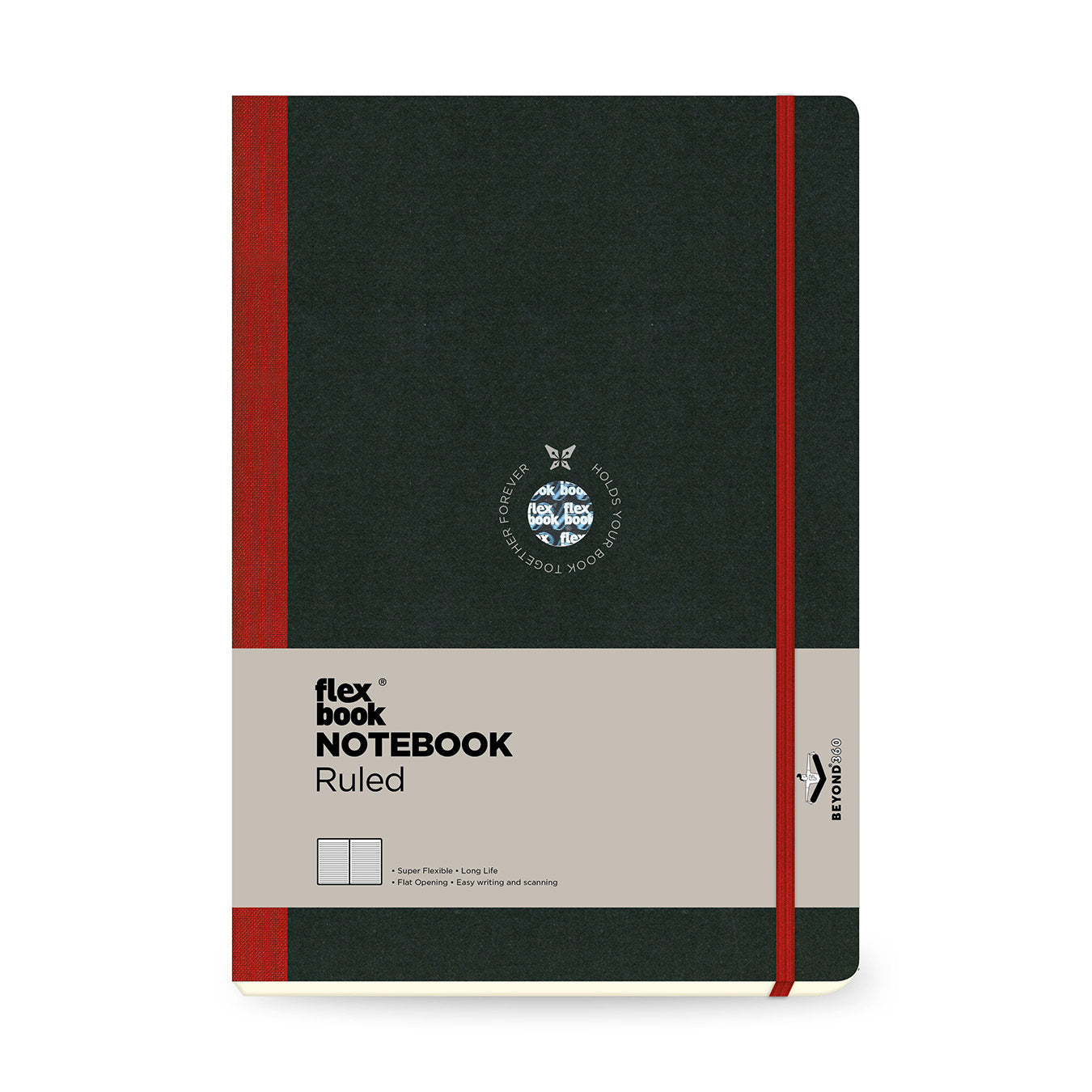 Flexbook | Ruled | Large B5 Size Notebook | Red | Flex Global