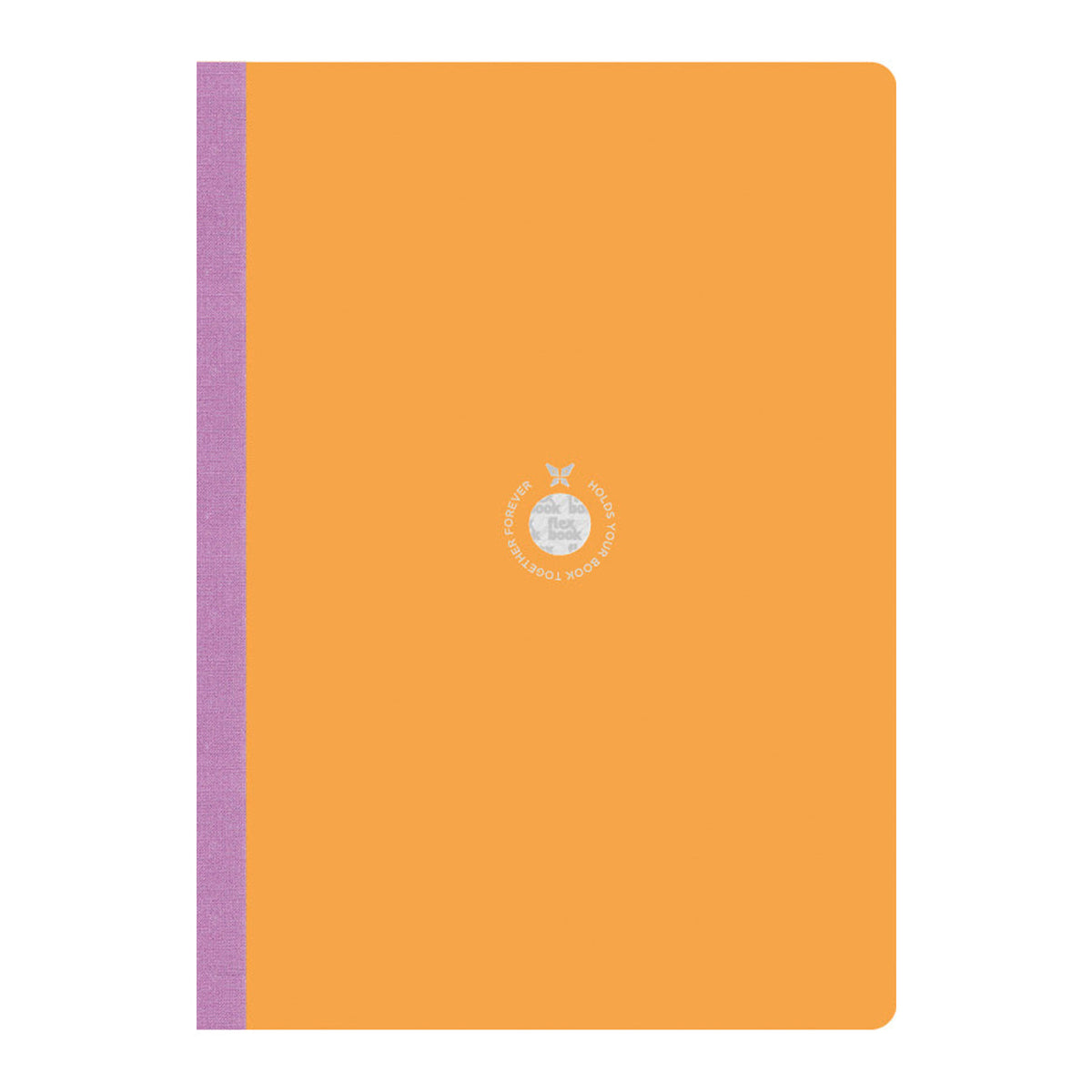 Flexbook | Ruled | Large A4 Size Notebook | Orange | Smartbook