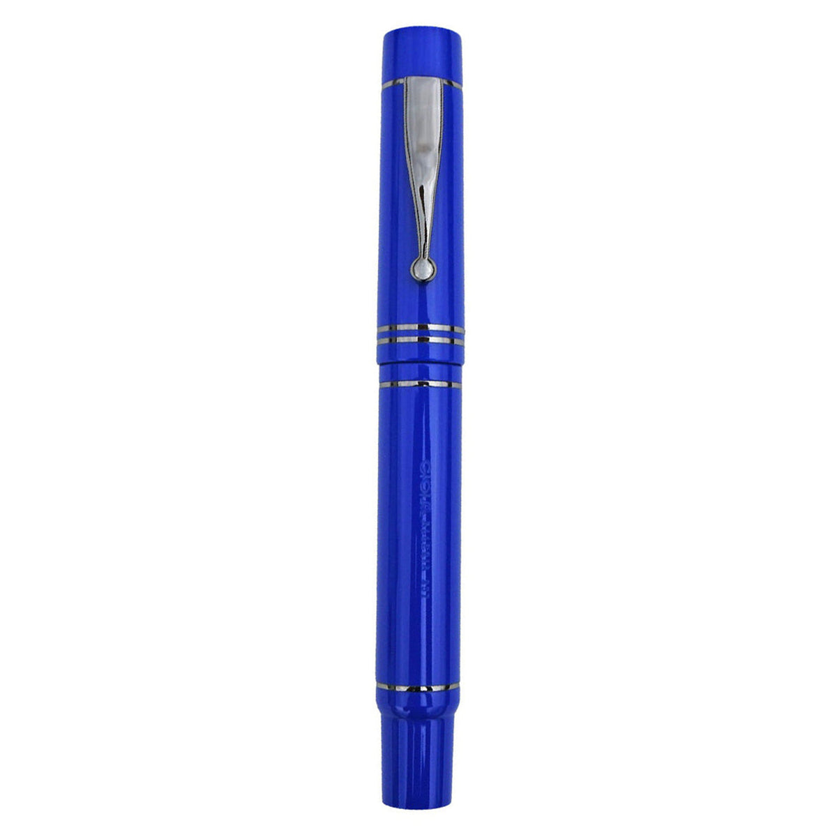 GIOIA Alleria Vittoria Blue Fountain Pen – Rhodium Trim