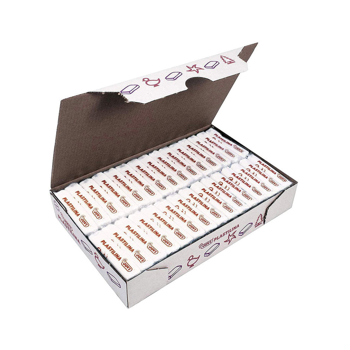 Jovi | Modelling Clay | 30 Bar Of 50g | White