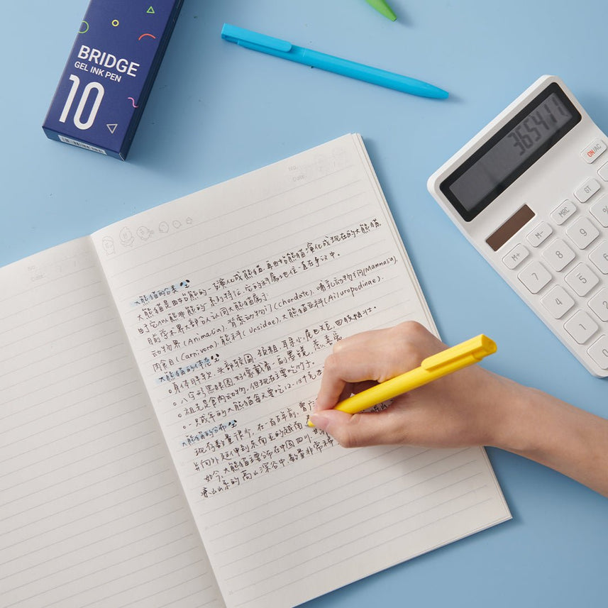 Kaco Bridge 0.5mm Gel Pens-Pack Of 10 - INDOFUTURE - Gel Pens