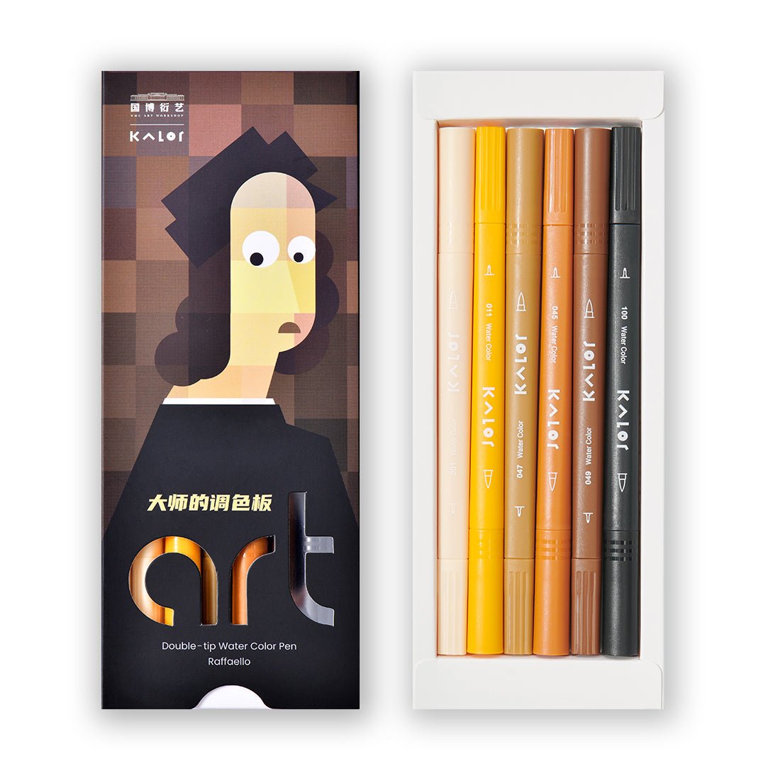 Kaco Kalor Water color pen (double tip) collaboration with National Museum - INDOFUTURE - 200025 - Highlighter
